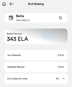 Stake confirmation